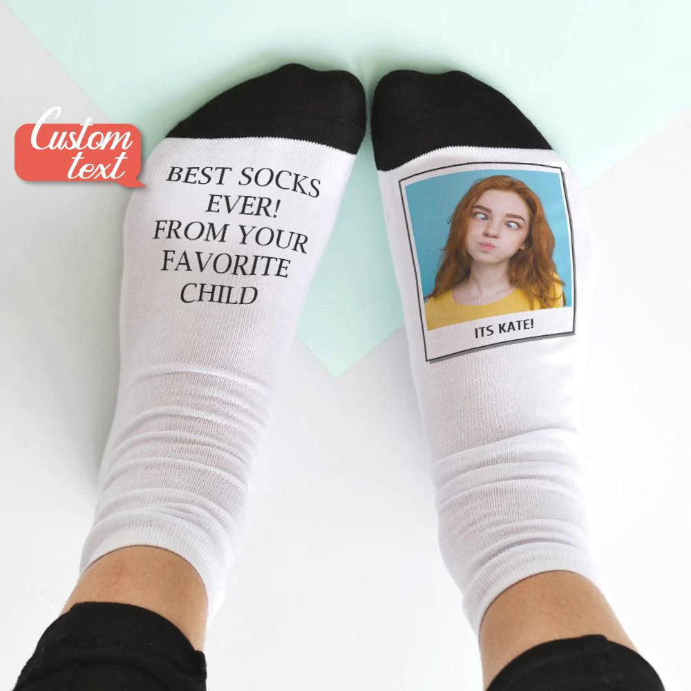 Custom Socks Photo Socks with Your Text Gifts for Lovers – Customens