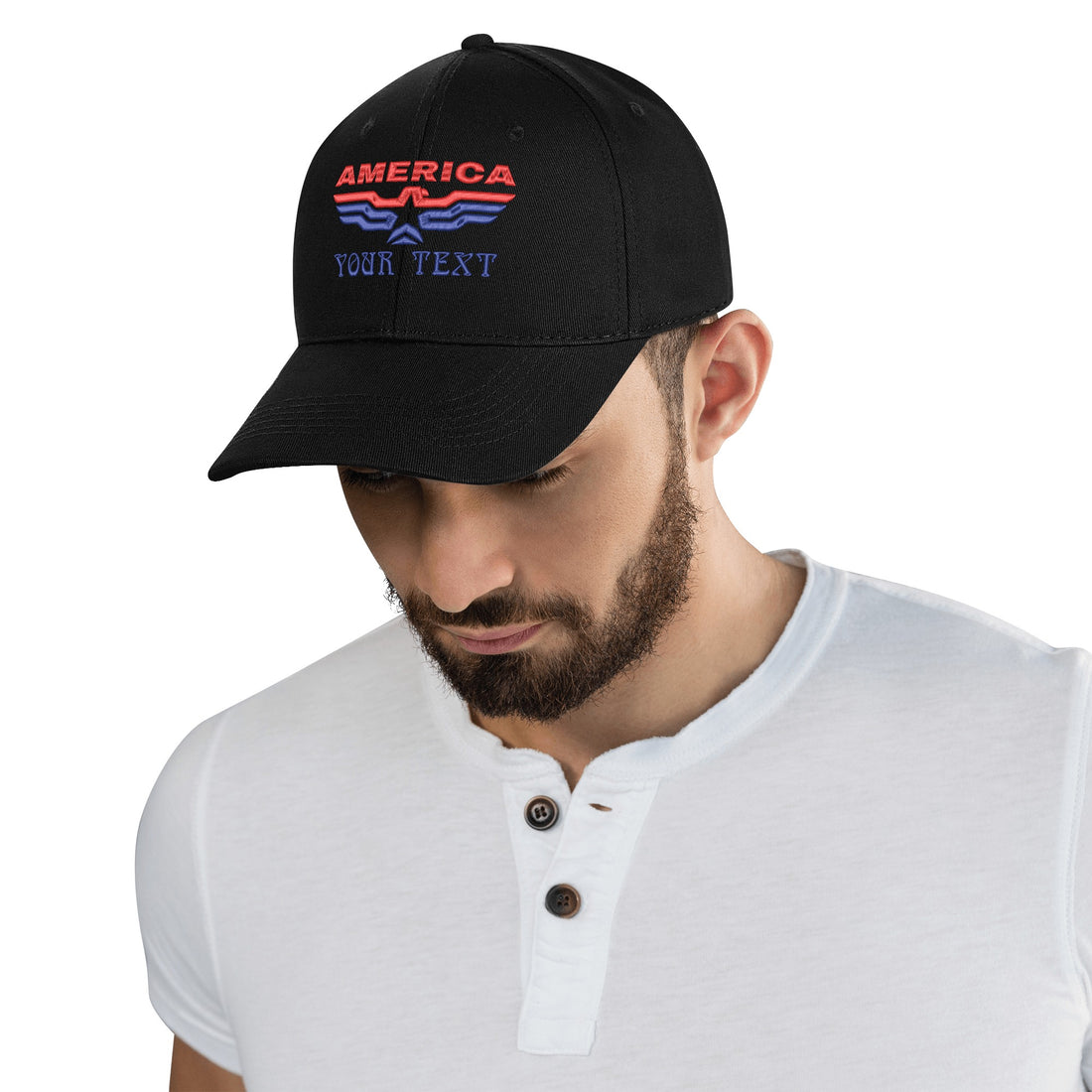 Four Sides Embroidered Baseball Caps