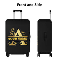 Monogram and Letter Luggage Cover