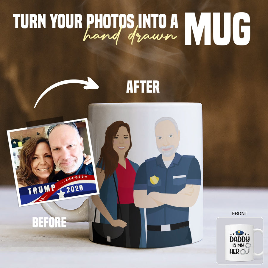 Personalized Police Premium Mug