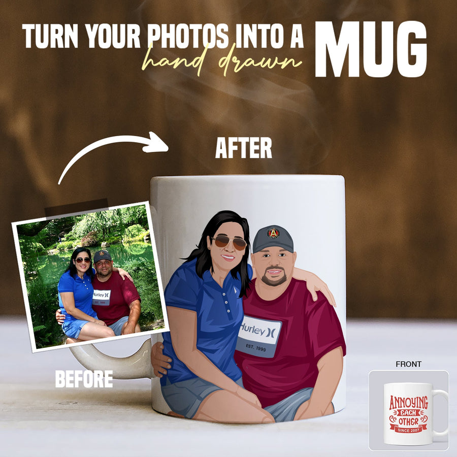 Personalized Couples Premium Mug