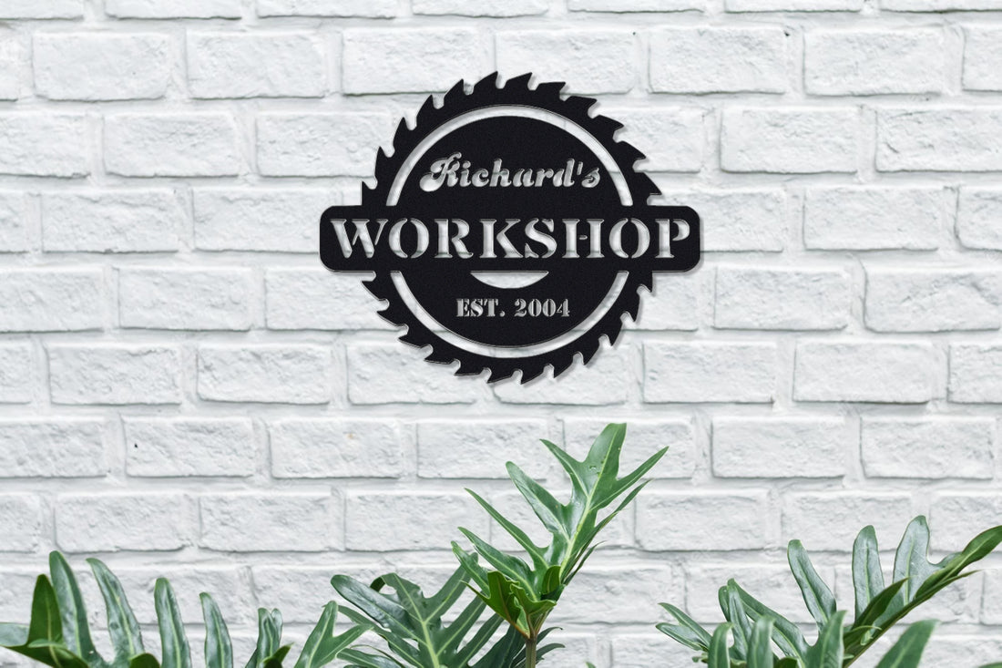 Customizable Workshop Sign with Established Year