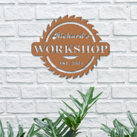 Customizable Workshop Sign with Established Year