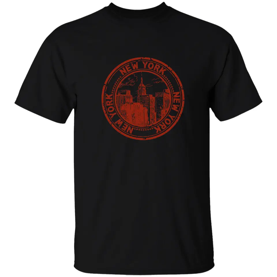 City Landmarks Stamps T-Shirt