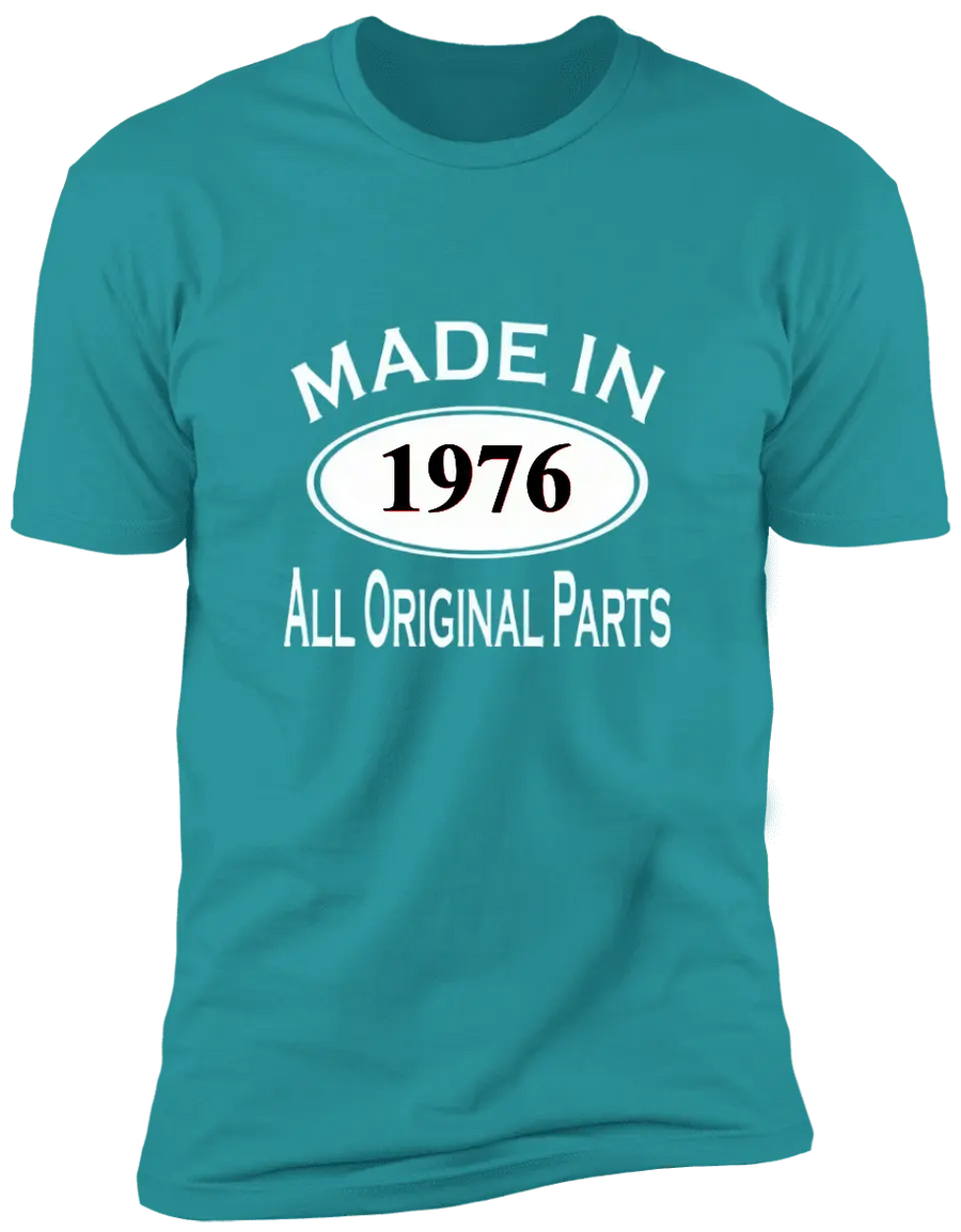 All Original Parts - Customized Year T-shirt