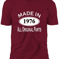 All Original Parts - Customized Year T-shirt