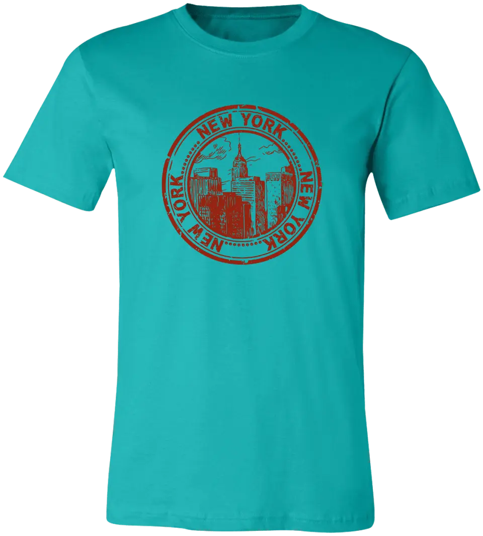 City Landmarks Stamps T-Shirt