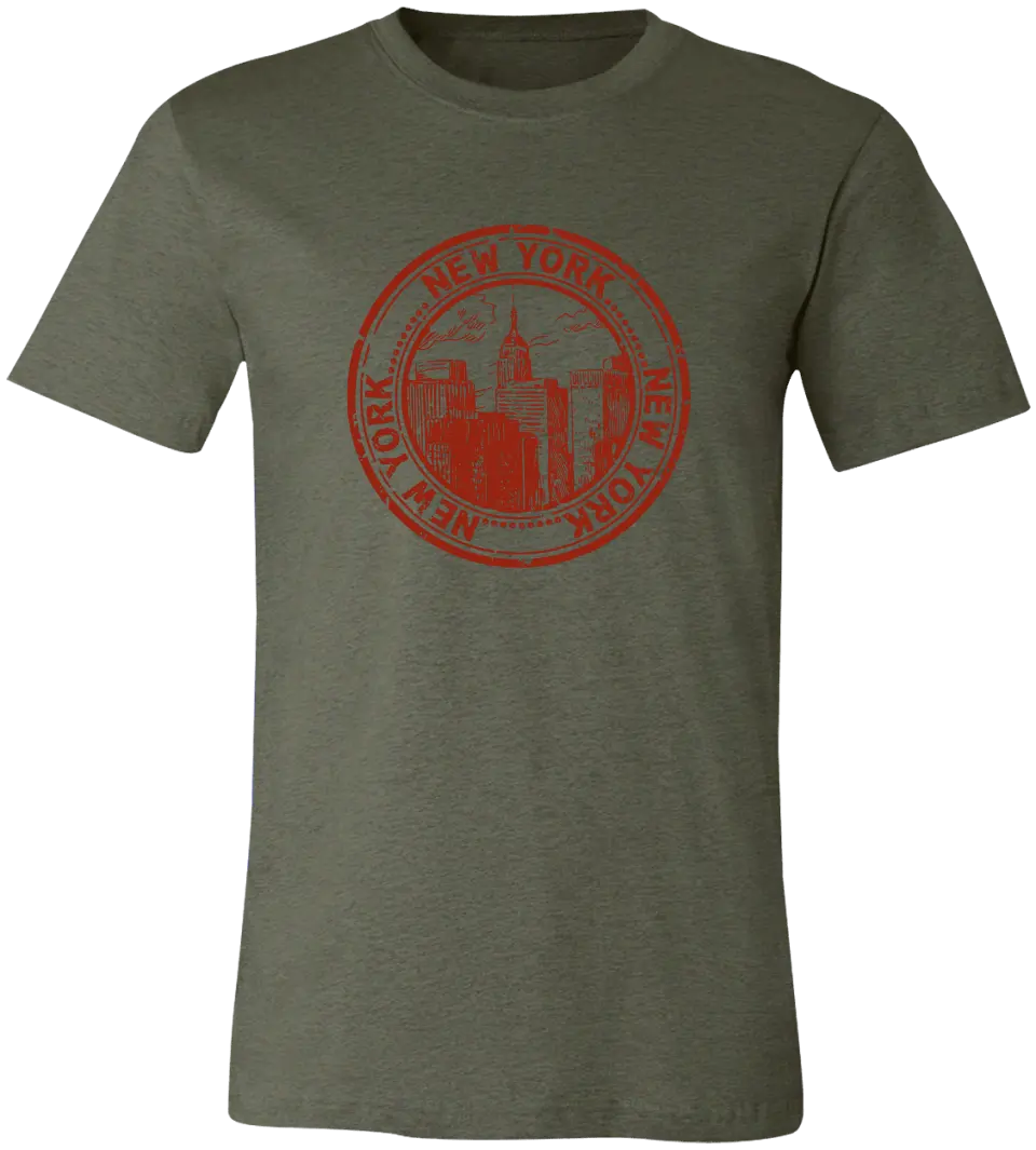 City Landmarks Stamps T-Shirt