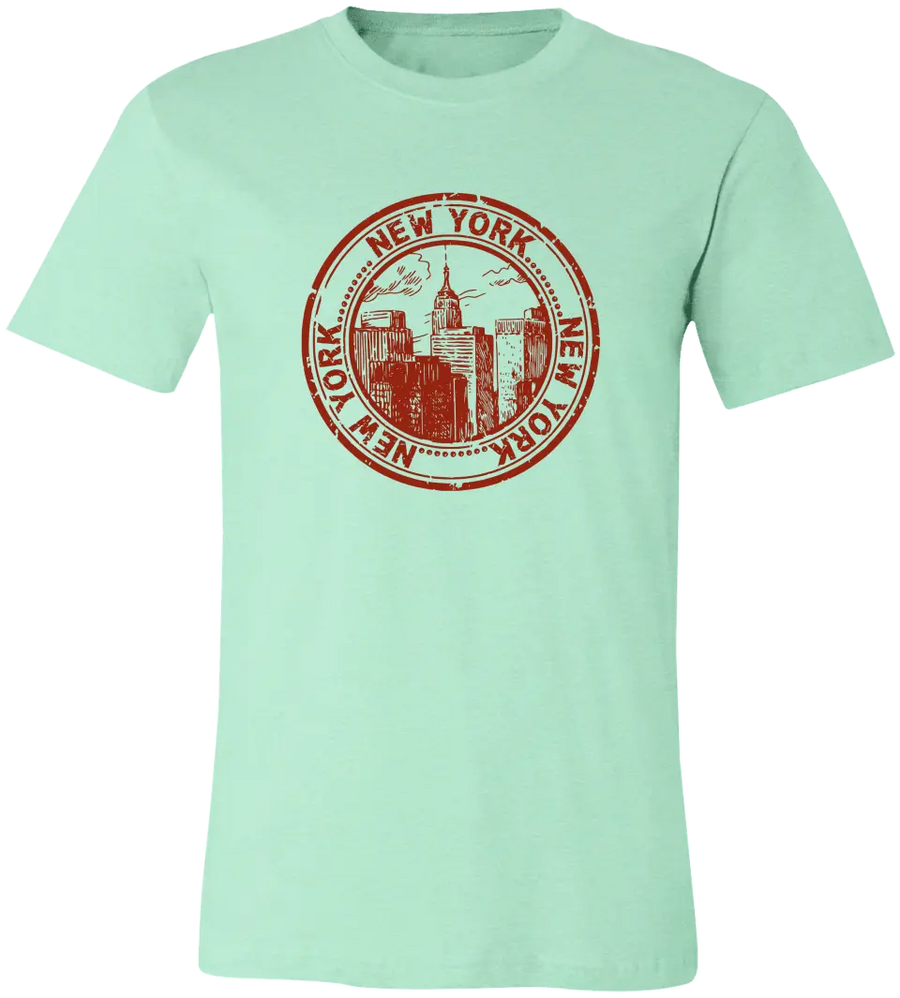 City Landmarks Stamps T-Shirt