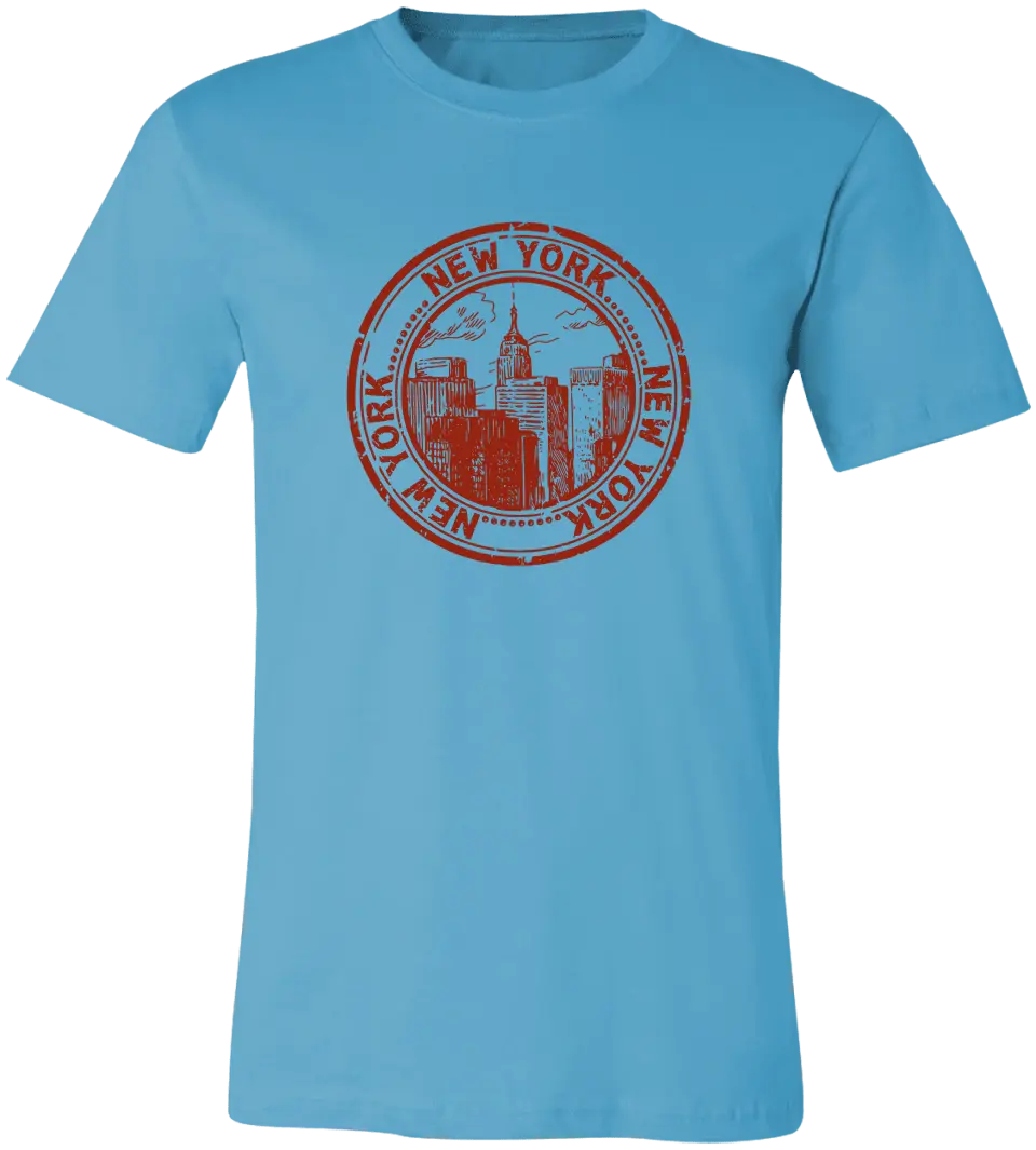 City Landmarks Stamps T-Shirt