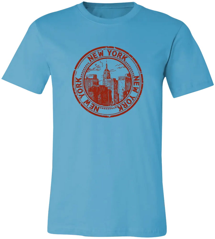 City Landmarks Stamps T-Shirt