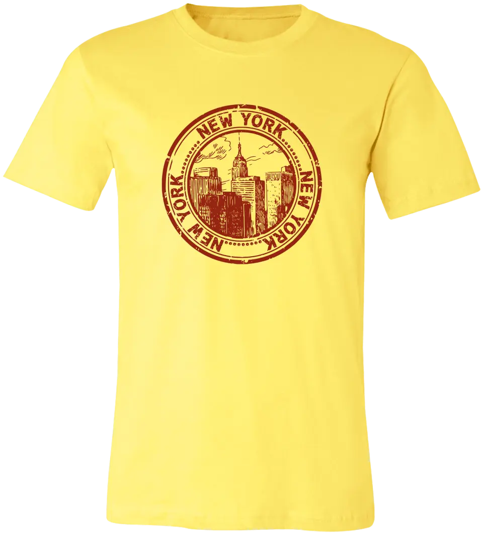 City Landmarks Stamps T-Shirt