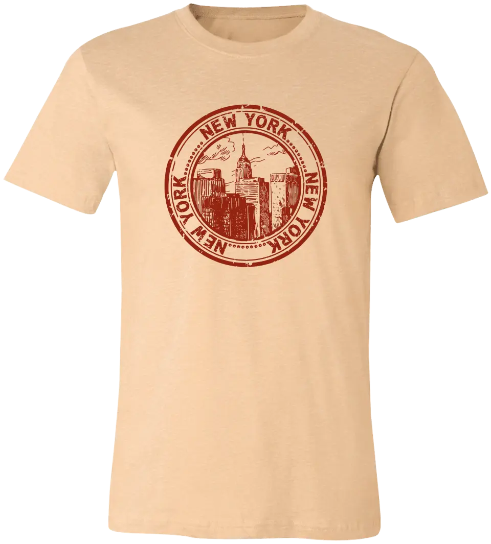 City Landmarks Stamps T-Shirt