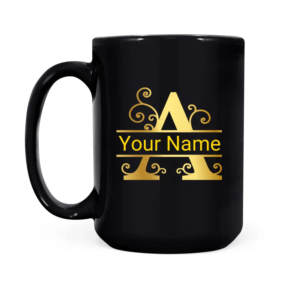 Personalized Initial & Name Mug Monogram Mug