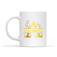 Personalized Initial & Name Mug Monogram Mug