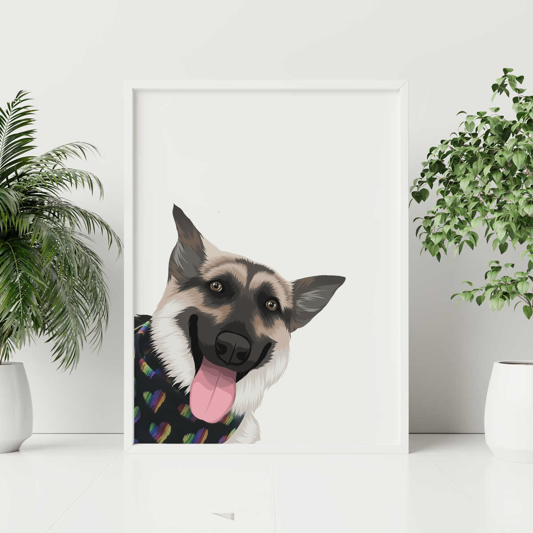 Custom Peekaboo Pet Premiun Portraits