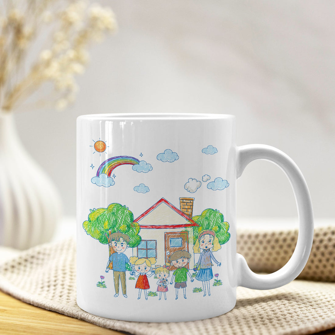 Custom Kids Drawing Premium Mug