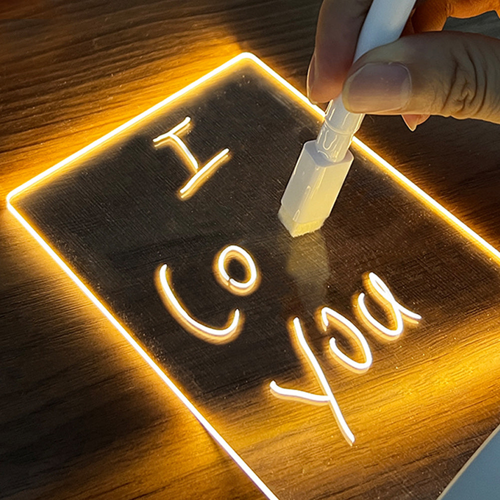 Customizable LED Message Board Night Light USB, Creative Gift for Kids, Girlfriend, Home Decoration