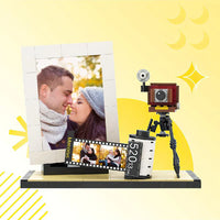 Personalized Brick Photo Frame Film Puzzle Toy for a Couple as a Gift for Home Decor