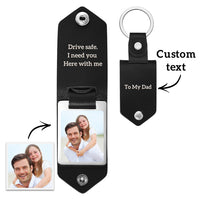 Personalized Leather Keychain