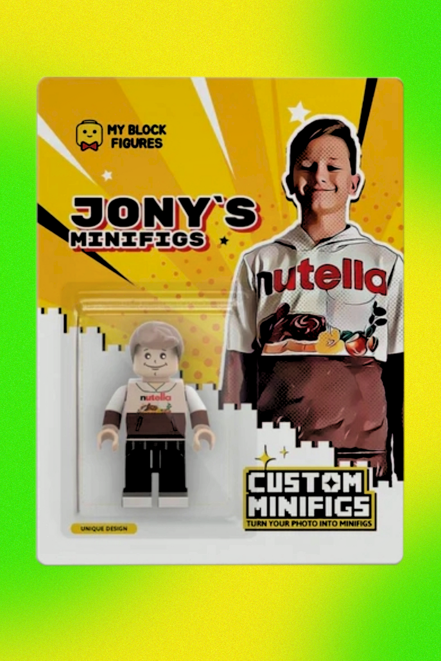 Full Body Custom Minifigs Personalized Photo Figure Gift