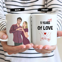 Personalized Anniversary Year Premium Mug