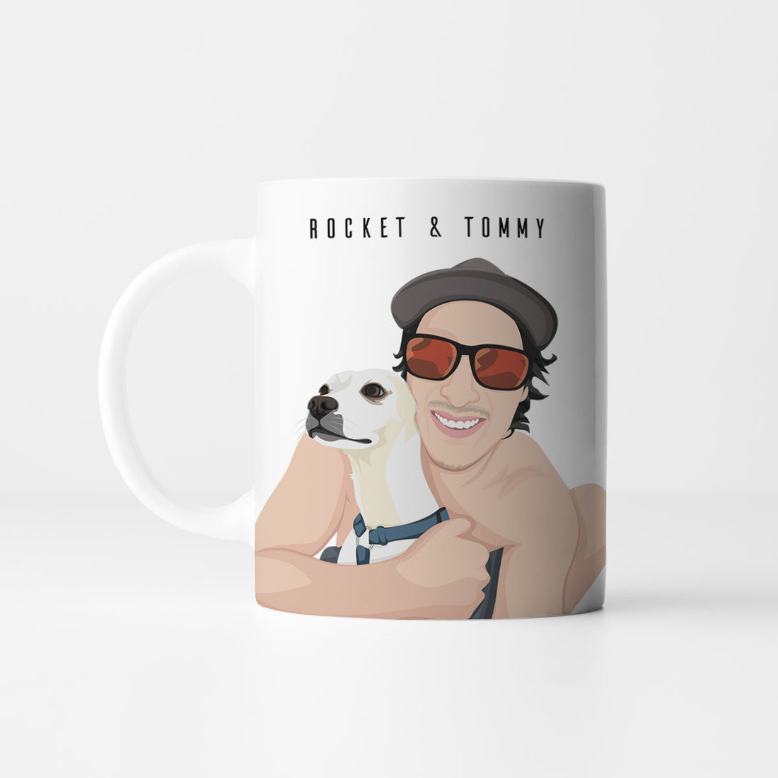 Personalized Dog and Owner Premium Mug