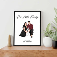 Custom Family Premium Portrait Drawing