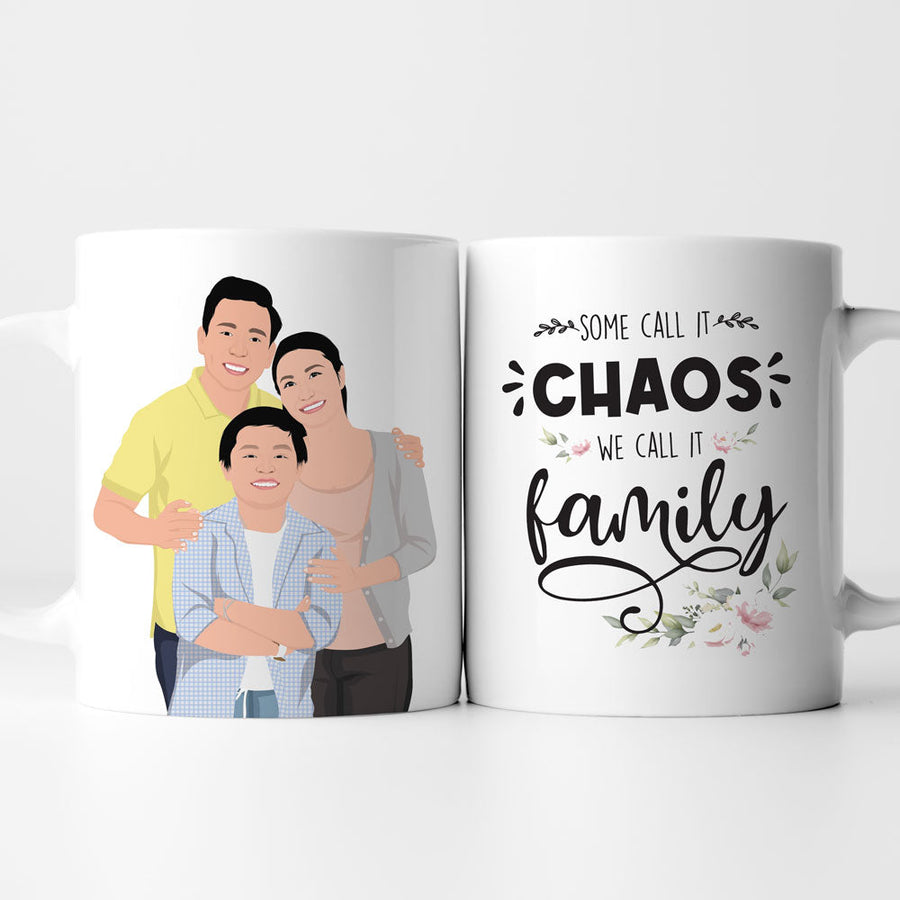 Some Call it Chaos We Call it Family Premium Mug Personalized