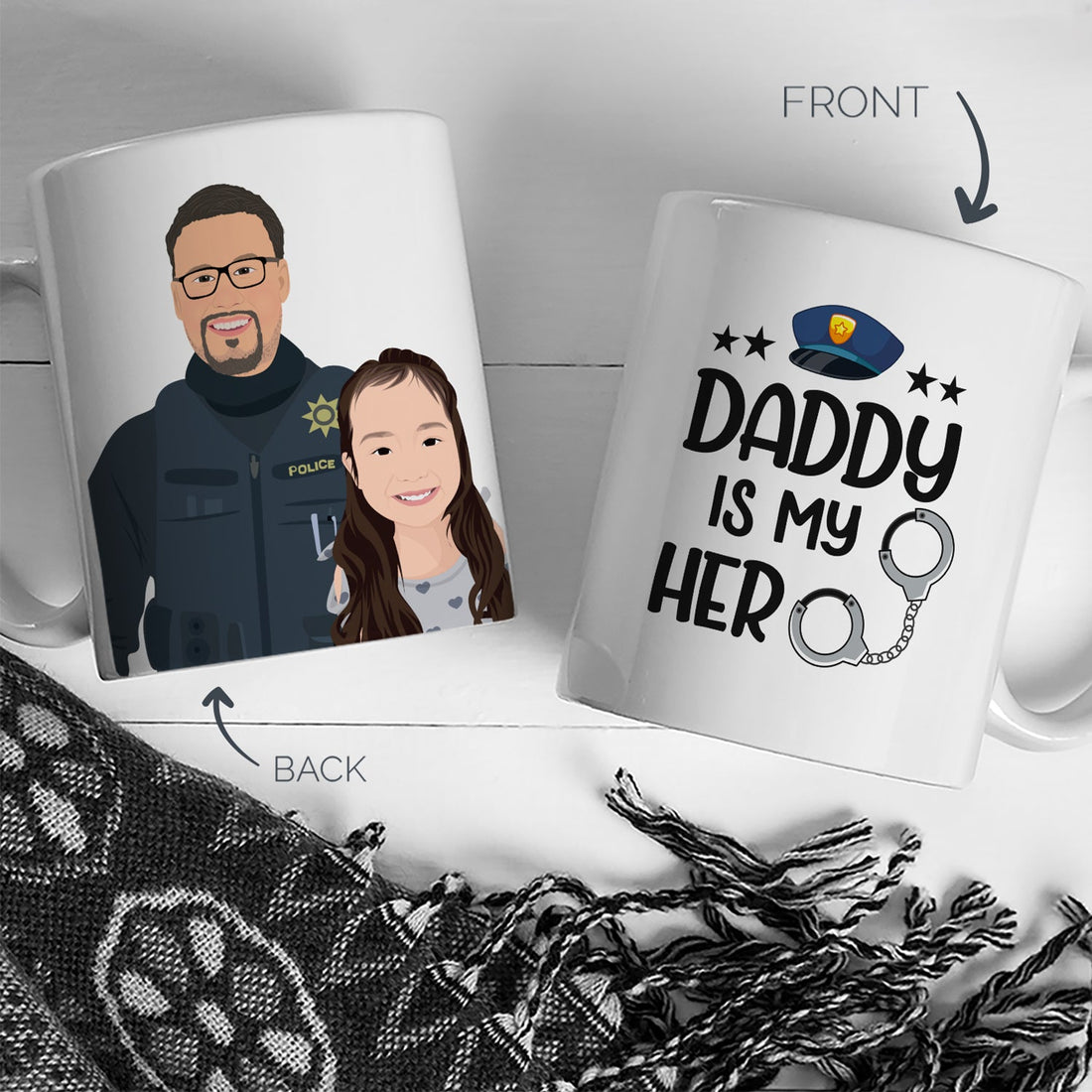 Personalized Police Premium Mug