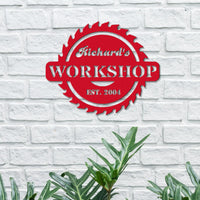 Customizable Workshop Sign with Established Year