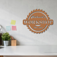 Customizable Workshop Sign with Established Year