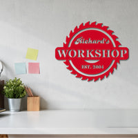 Customizable Workshop Sign with Established Year