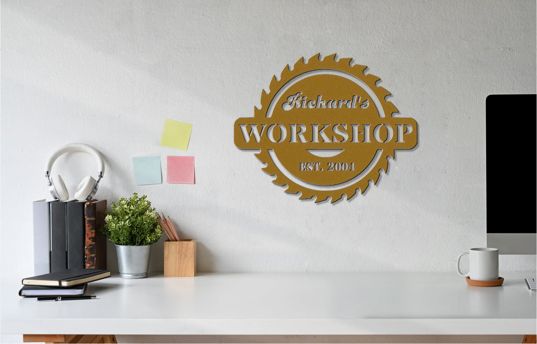 Customizable Workshop Sign with Established Year