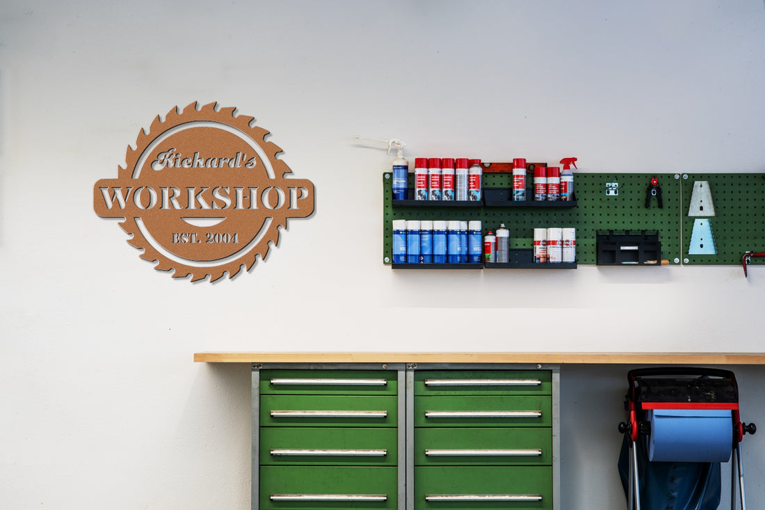 Customizable Workshop Sign with Established Year