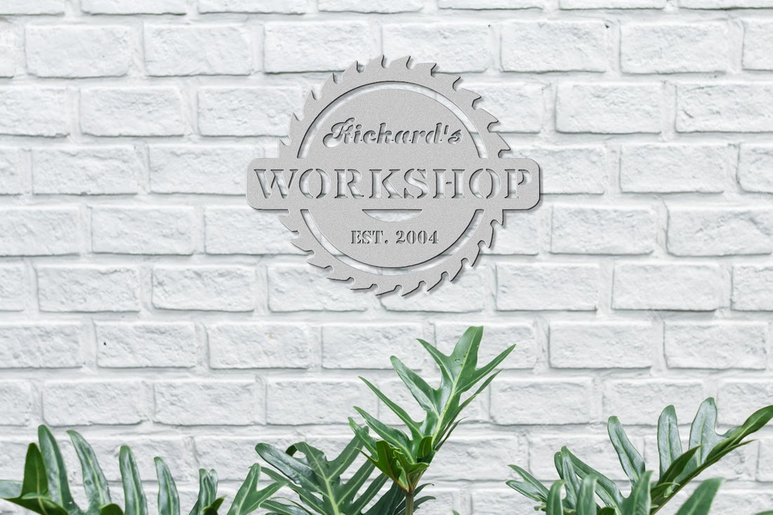 Customizable Workshop Sign with Established Year