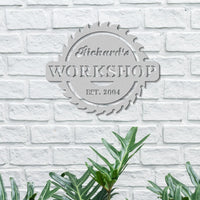 Customizable Workshop Sign with Established Year