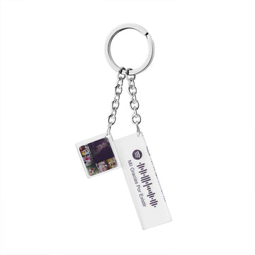 Custom Picture & Spotify Song Keychain