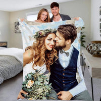 Custom Fleece Photo Blanket