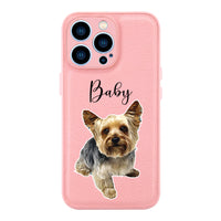 Custom Pet Phone Case Animal Cover fit for iPhone 14 13 12 11 Pro Max Personalized Picture Luxury Leather Phone Cases