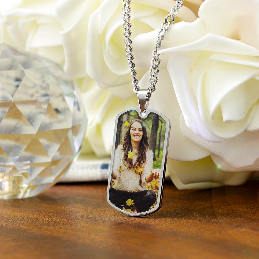 Personalized photo Necklace