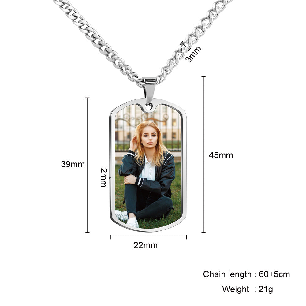 Personalized photo Necklace