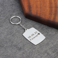 Personalized spotify code key chain