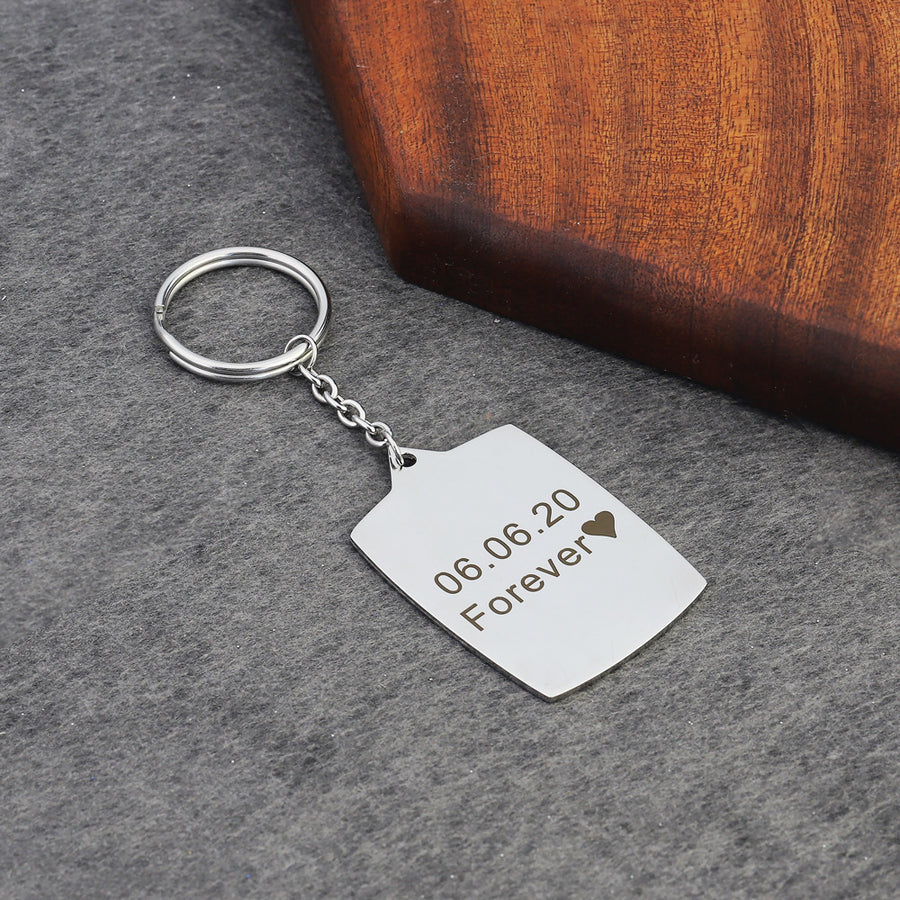 Personalized spotify code key chain