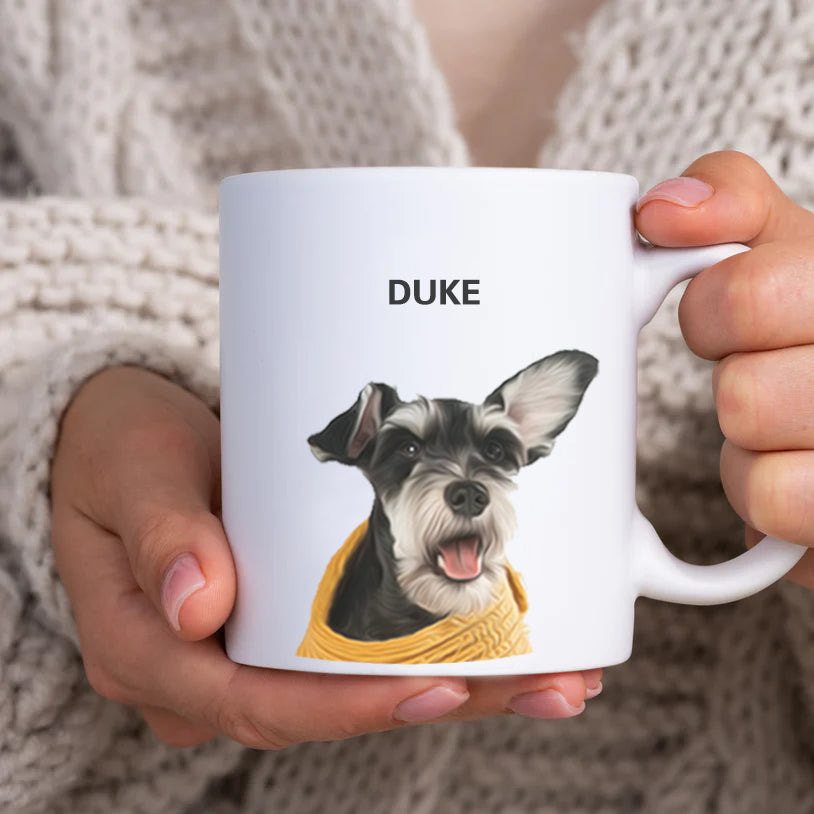 Personalized Pet Portrait Mug