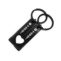 Personalized Spotify Song Code Couple Keychain