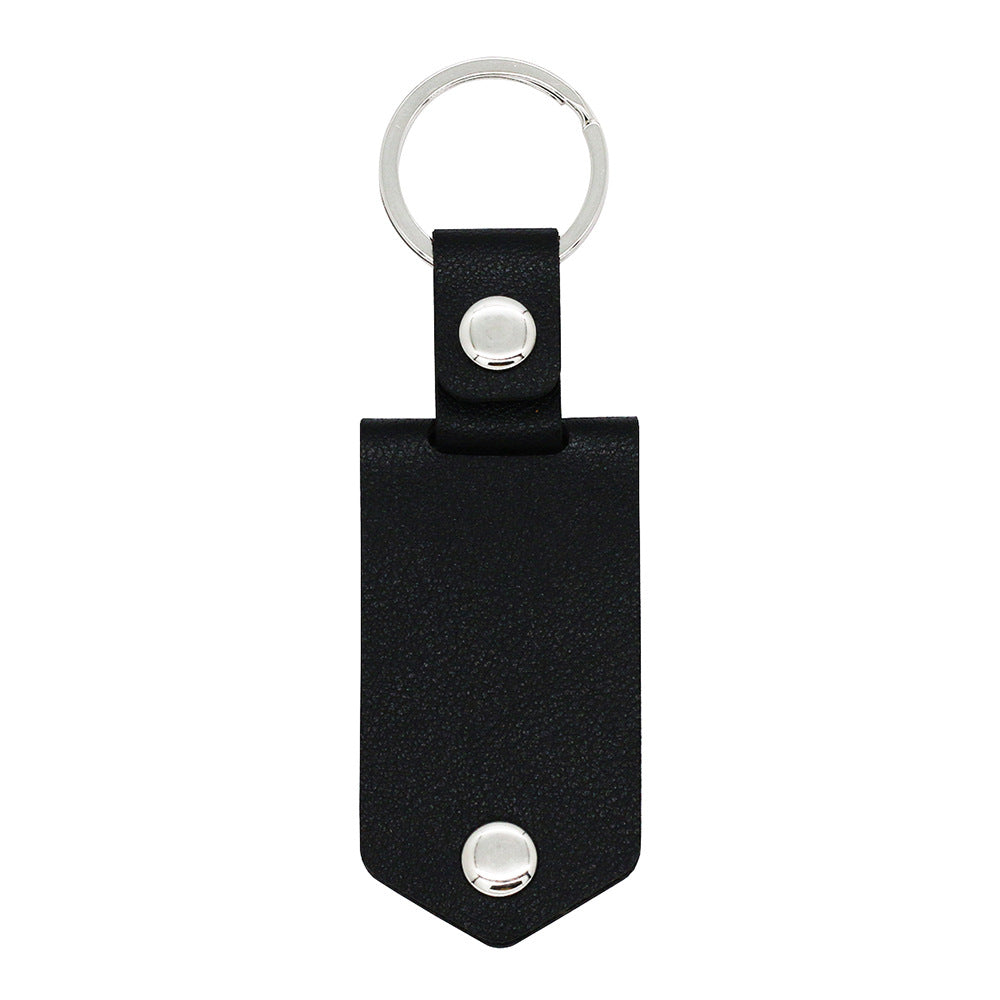 Personalized Leather Keychain