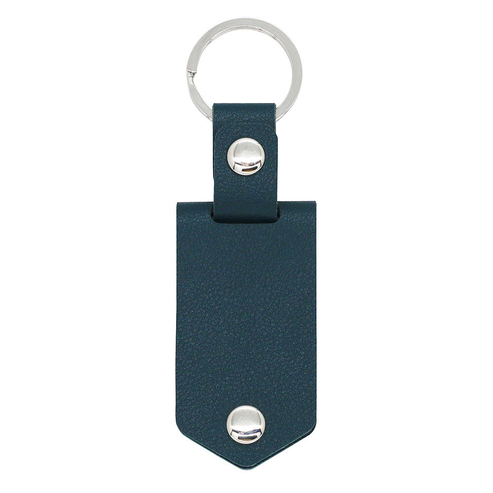 Personalized Leather Keychain