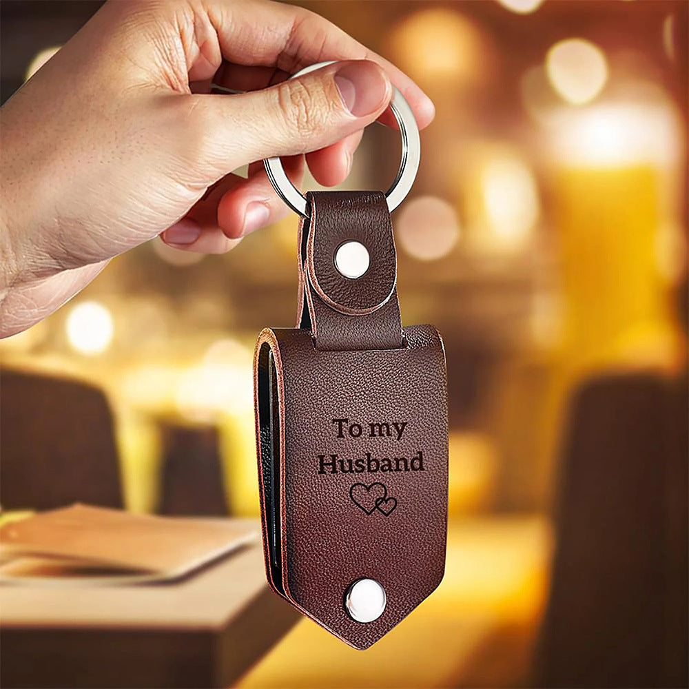 Personalized Leather Keychain – Customens