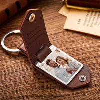 Personalized Leather Keychain